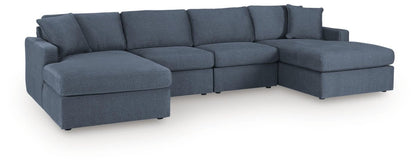 Modmax - U-Shaped Sectional - Ink Stationary Sectionals by Signature Design by Ashley® - Walls Furniture & Mattress