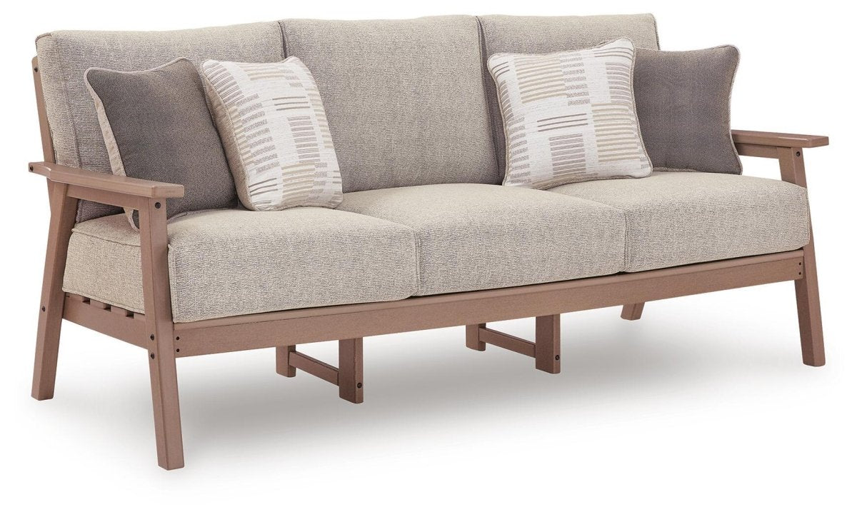Grover Beach - Sofa With Cushion - Driftwood Sofas by Signature Design by Ashley® - Walls Furniture & Mattress