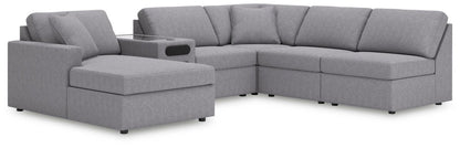 Modmax - Sectional - Granite Stationary Sectionals by Signature Design by Ashley® - Walls Furniture & Mattress