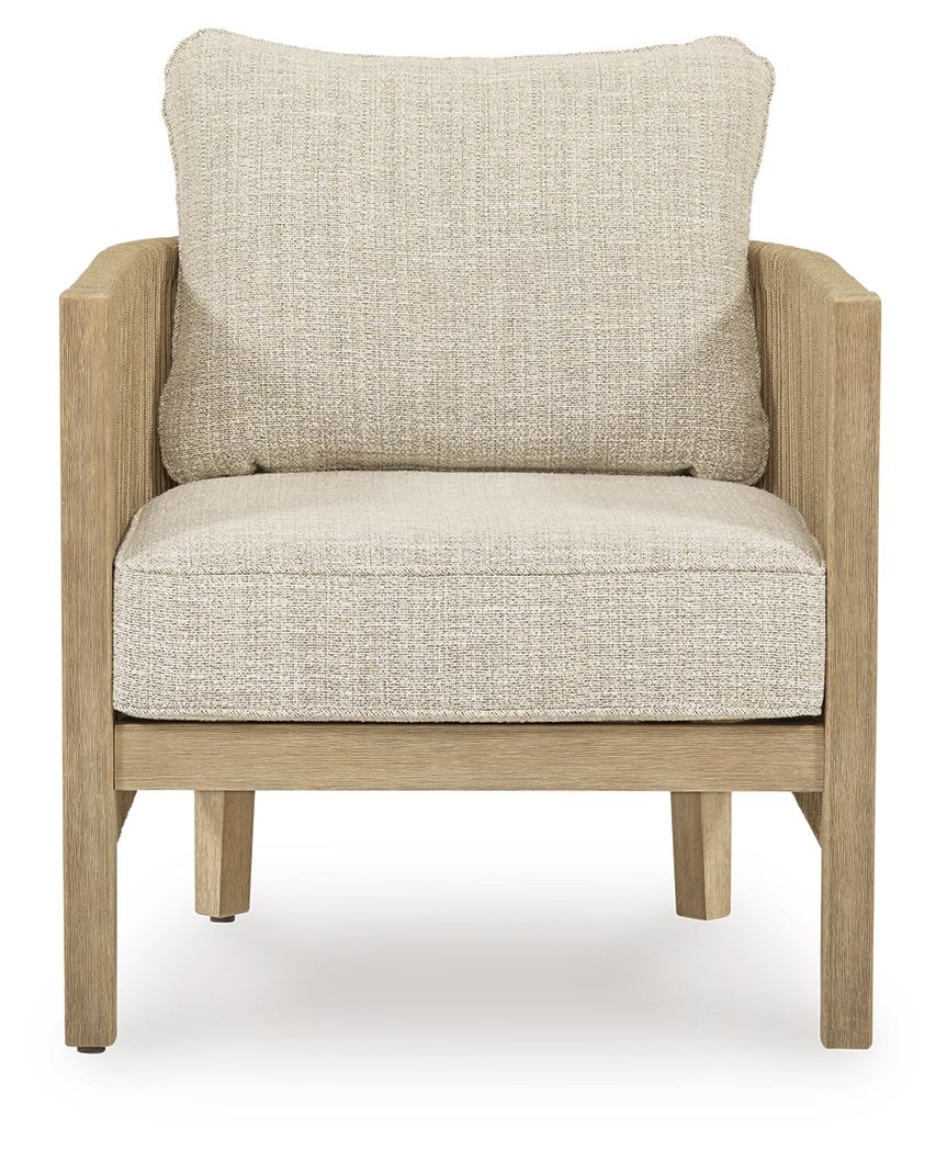 Spooners Cove - Lounge Chair With Cushion (Set of 2) - Beige Chair Sets by Signature Design by Ashley® - Walls Furniture & Mattress