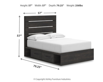 Hollivern - Panel Bed With Storage Storage Beds by Signature Design by Ashley® - Walls Furniture & Mattress
