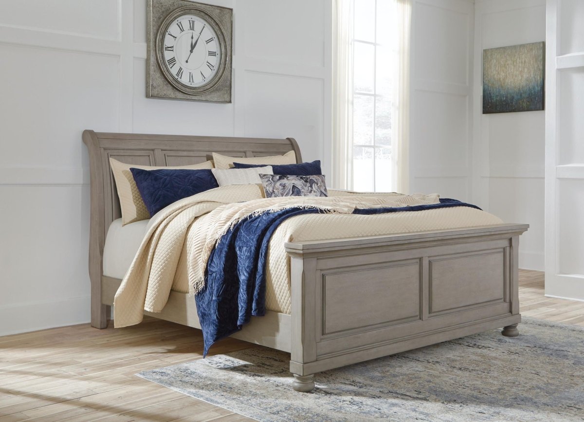 Lettner - Sleigh Bed Storage Beds by Signature Design by Ashley® - Walls Furniture & Mattress