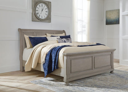 Lettner - Sleigh Bed Storage Beds by Signature Design by Ashley® - Walls Furniture & Mattress