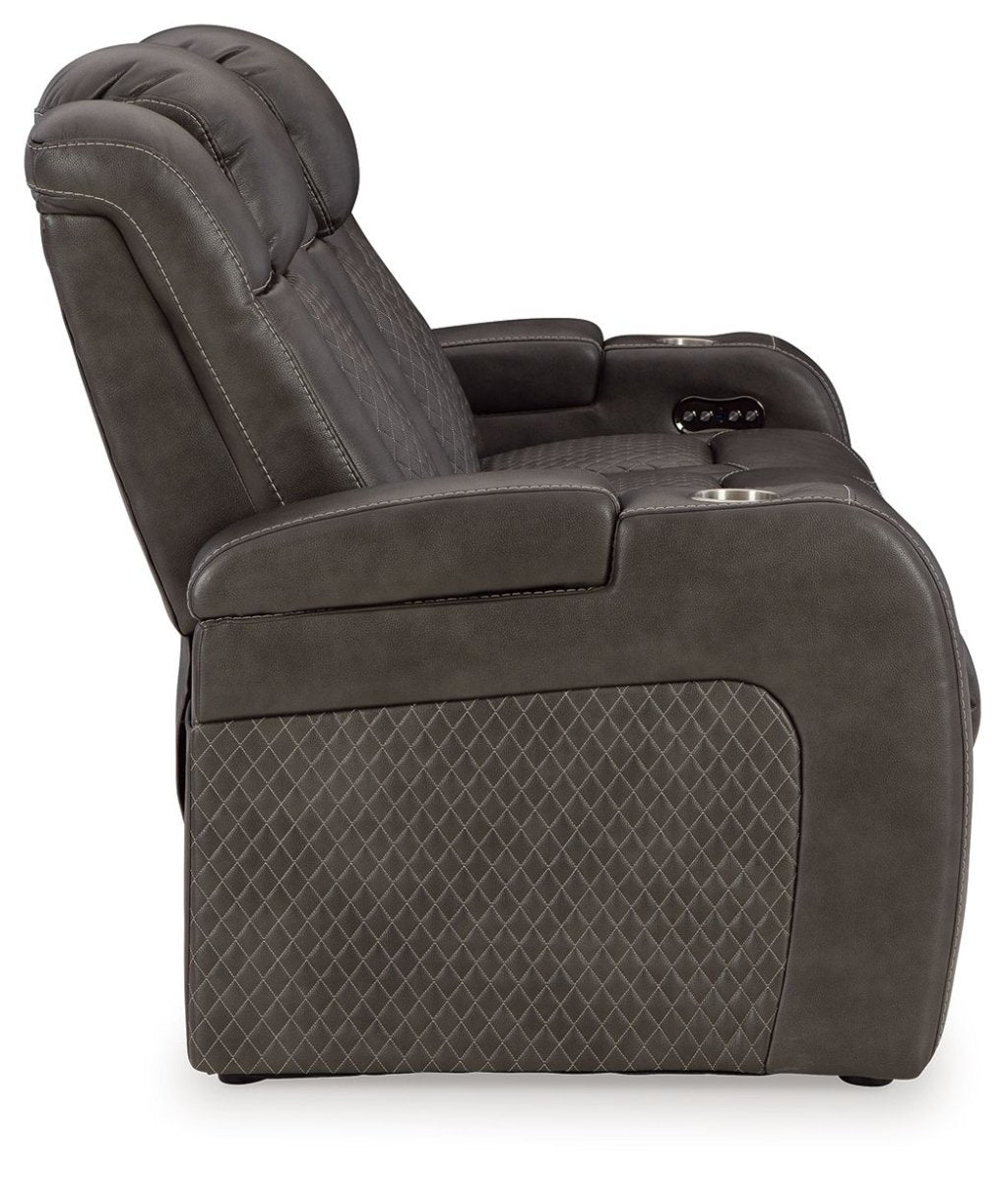 Fyne - dyme - Reclining Living Room Set Reclining Sofas & Loveseats by Signature Design by Ashley® - Walls Furniture & Mattress