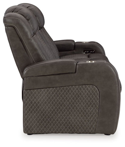 Fyne - dyme - Reclining Living Room Set Reclining Sofas & Loveseats by Signature Design by Ashley® - Walls Furniture & Mattress