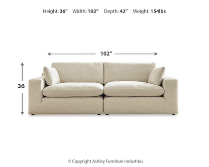 Elyza - Sectional Stationary Sectionals by Benchcraft® - Walls Furniture & Mattress