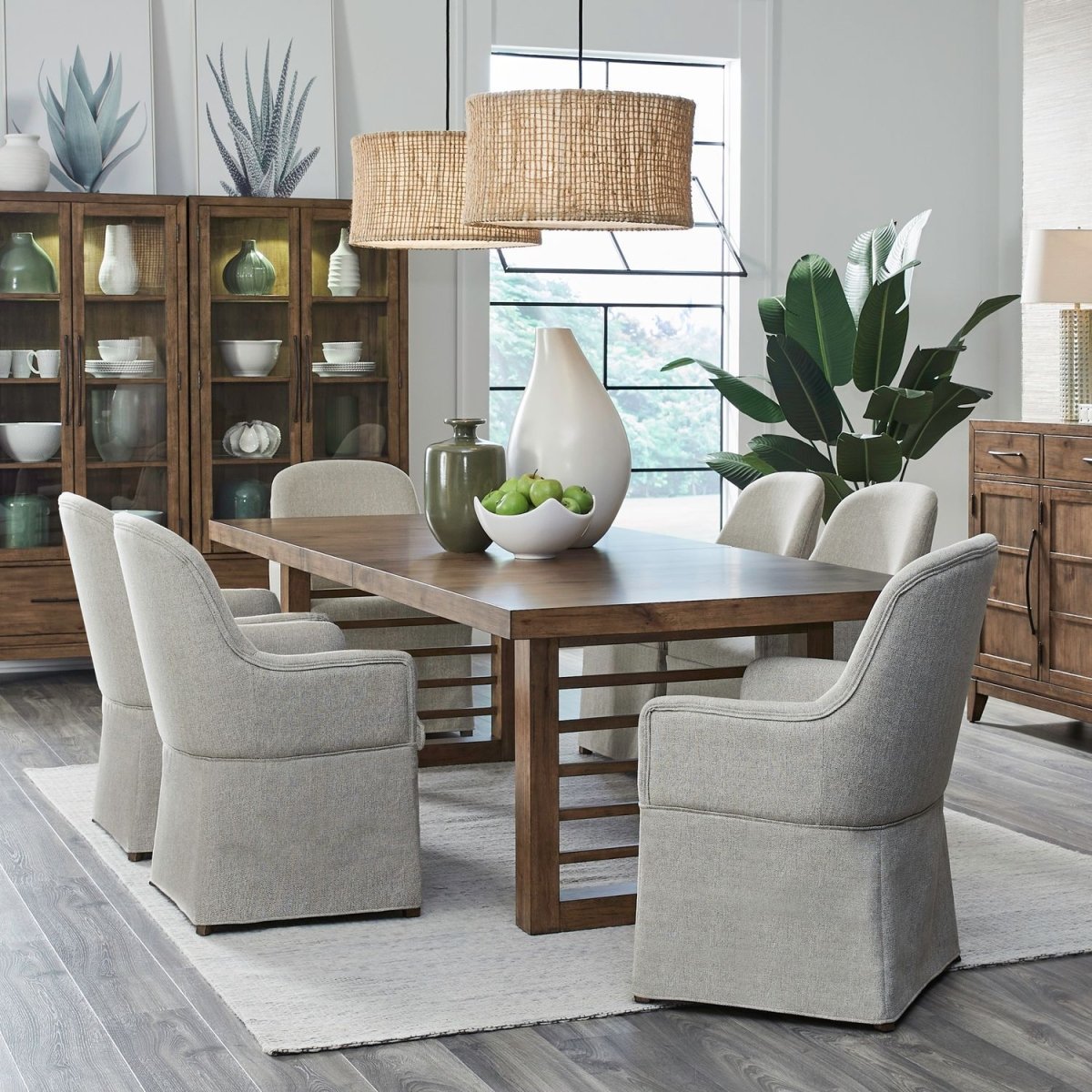 Shaker Lakes - Pedestal Table Set 5 Piece Dining Room Sets by Liberty Furniture - Walls Furniture & Mattress