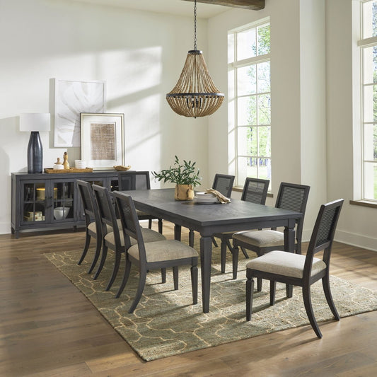 Caruso Heights - Rectangular Table Set - Black 5 Piece Dining Room Sets by Liberty Furniture - Walls Furniture & Mattress