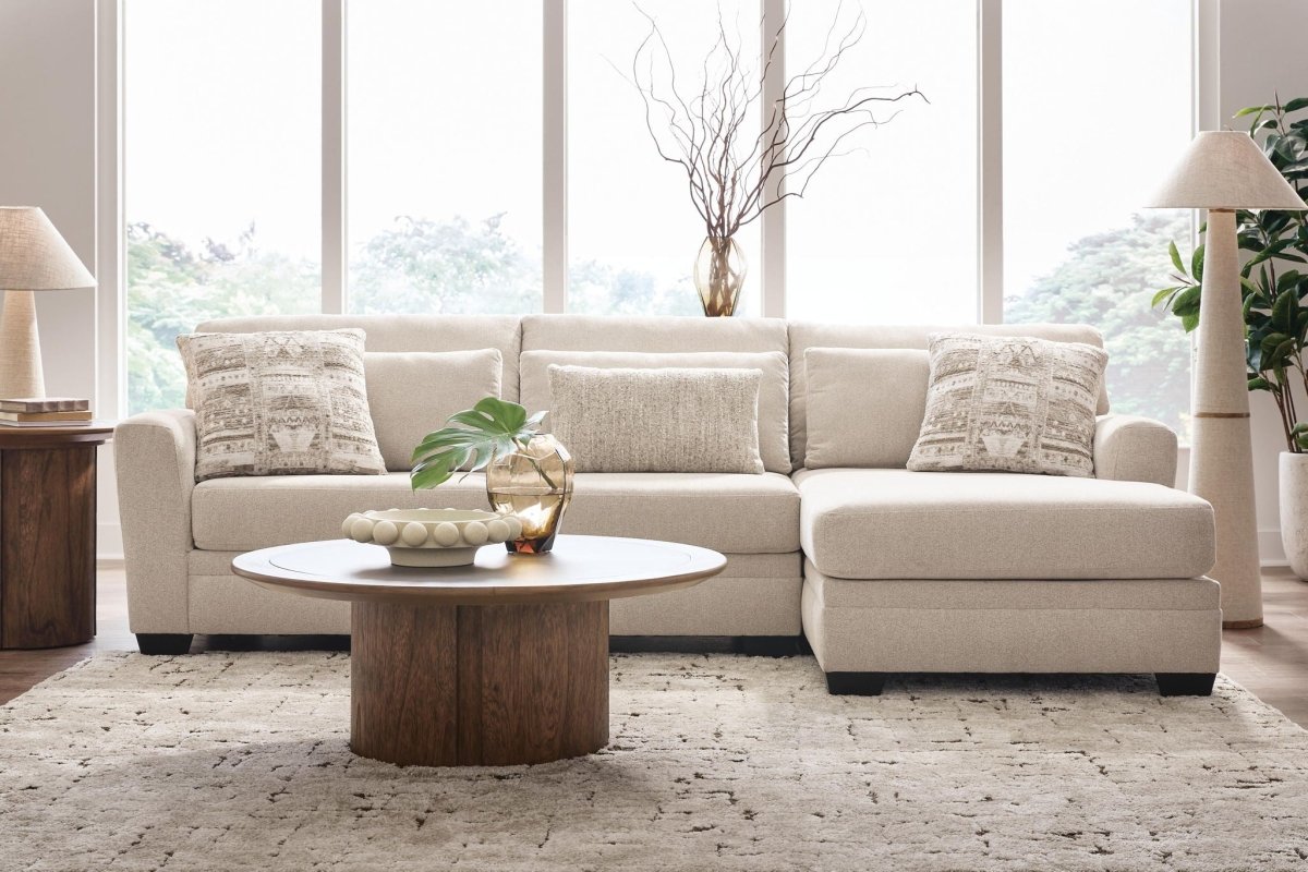 Mandi Point - Sectional Stationary Sectionals by Benchcraft® - Walls Furniture & Mattress
