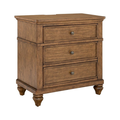 Twin Lakes - Nightstand With Charging Station Nightstands w/ Charging Stations by Liberty Furniture - Walls Furniture & Mattress