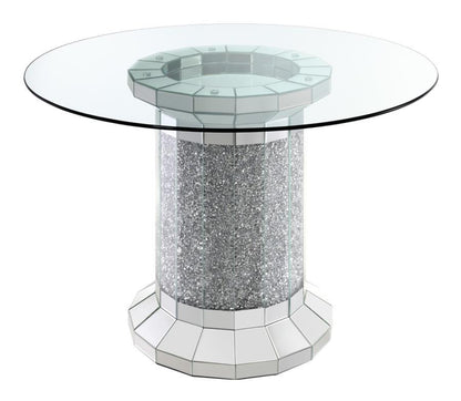 Ellie - Mirrored Counter Height Dining Table Set 5 Piece Dining Room Sets by CoasterElevations - Walls Furniture & Mattress