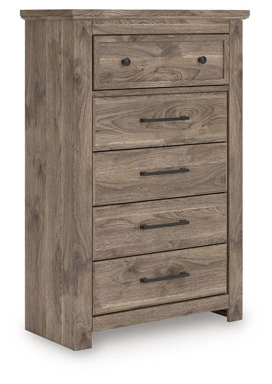 Rusticott - Brown - Five Drawer Chest Accent Chests by Signature Design by Ashley® - Walls Furniture & Mattress
