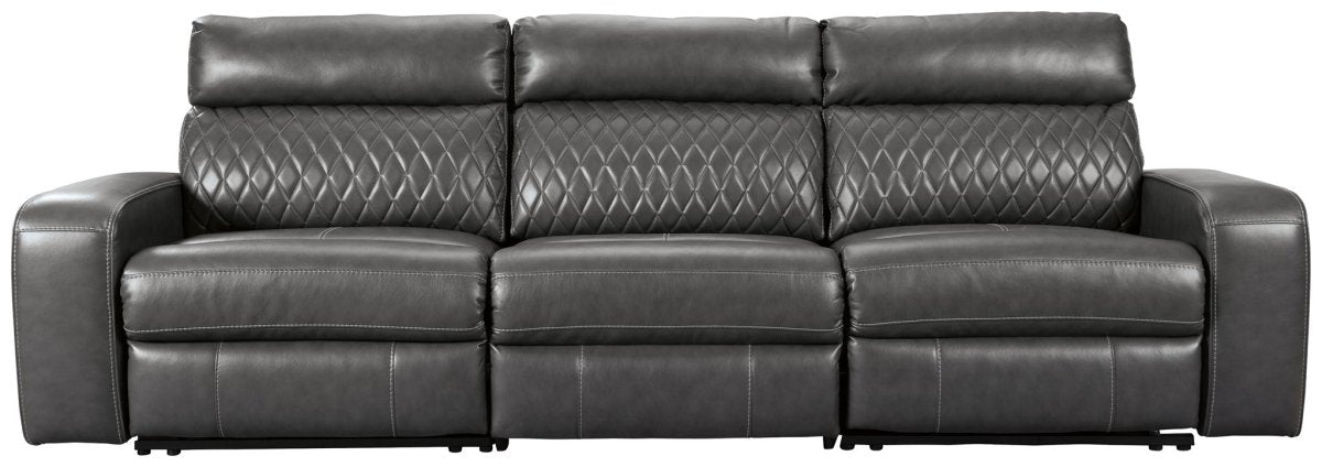 Samperstone - Power Reclining Sectional Reclining Sectionals by Signature Design by Ashley® - Walls Furniture & Mattress