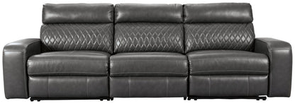 Samperstone - Power Reclining Sectional Reclining Sectionals by Signature Design by Ashley® - Walls Furniture & Mattress
