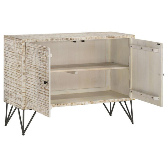 Eileen - 2 Door Wood Storage Accent Cabinet Accent Cabinets by CoasterEssence - Walls Furniture & Mattress