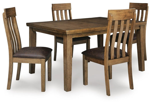 Urbinforte - Extension Dining Table Set 5 Piece Dining Room Sets by Signature Design by Ashley® - Walls Furniture & Mattress