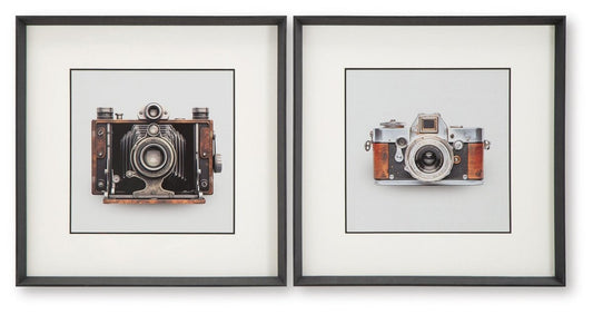 Dirkgrove - Wall Art Set (Set of 2) - Black / White / Brown Framed Print Sets by Signature Design by Ashley® - Walls Furniture & Mattress