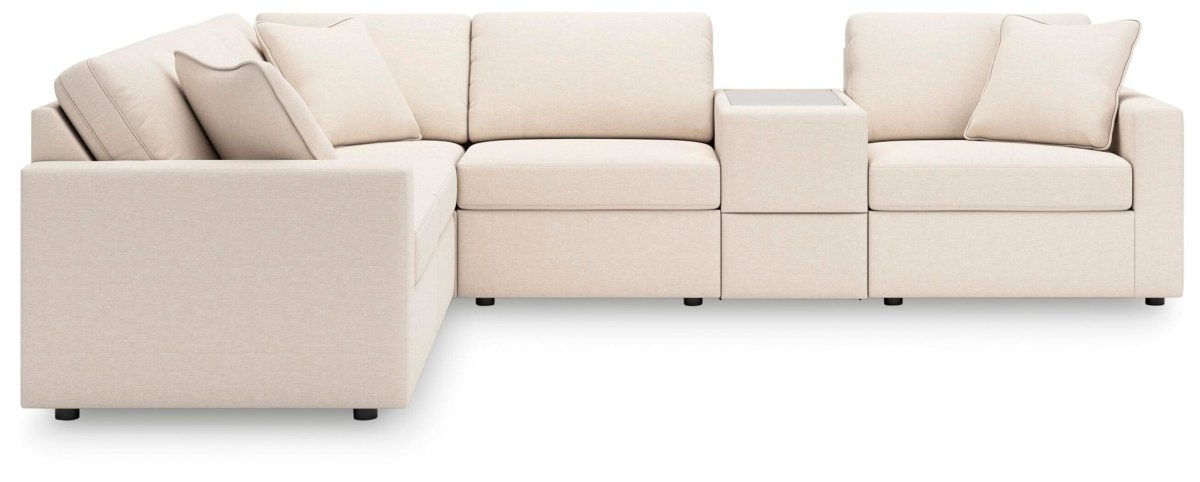 Modmax - Sectional - Oyster Stationary Sectionals by Signature Design by Ashley® - Walls Furniture & Mattress