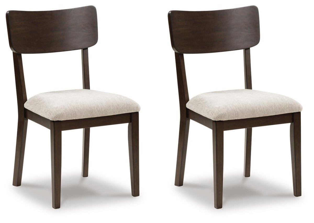 Mallenette - Dining Upholstered Side Chair (Set of 2) - Merlot Chair Sets by Signature Design by Ashley® - Walls Furniture & Mattress
