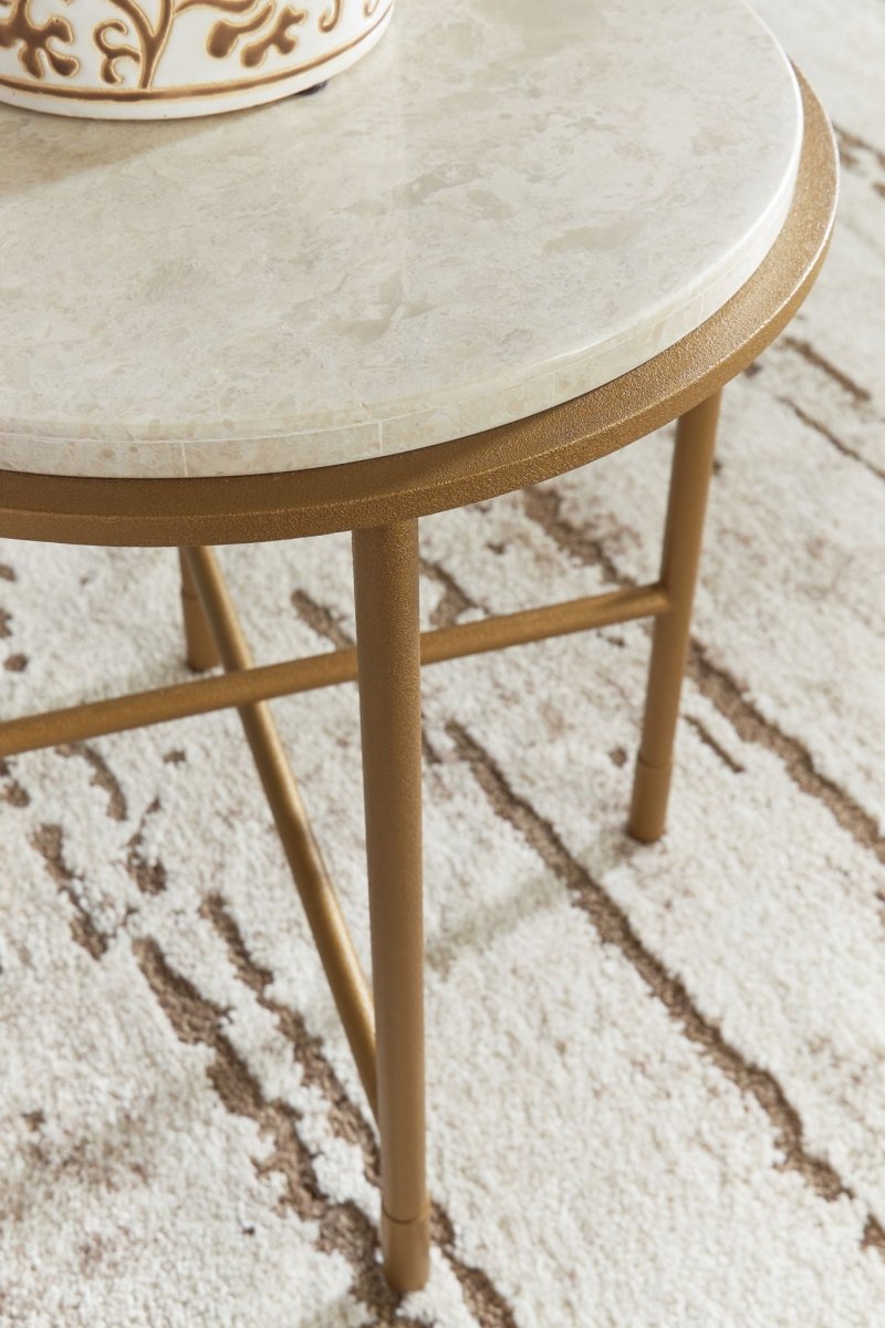 Alben - Round Table End Tables by Signature Design by Ashley® - Walls Furniture & Mattress