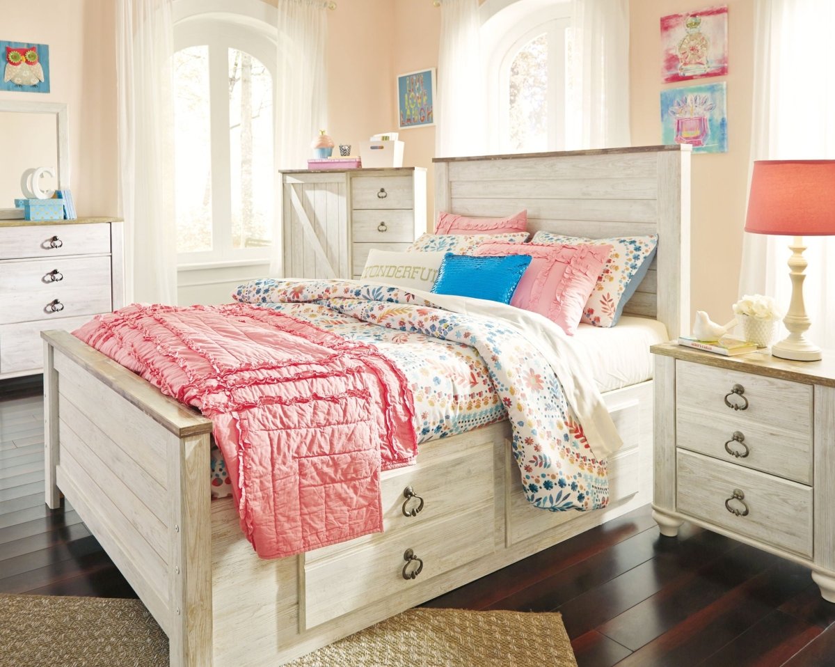 Willowton - Panel Bed Panel Beds by Signature Design by Ashley® - Walls Furniture & Mattress