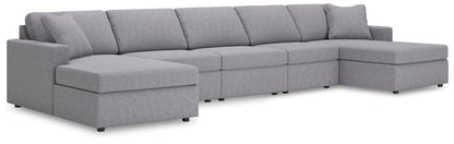 Modmax - Sectional - Granite Stationary Sectionals by Signature Design by Ashley® - Walls Furniture & Mattress