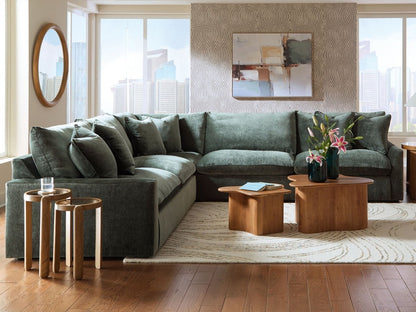 Carriage View - Jade - 3 - Piece Sectional Stationary Sectionals by Benchcraft® - Walls Furniture & Mattress