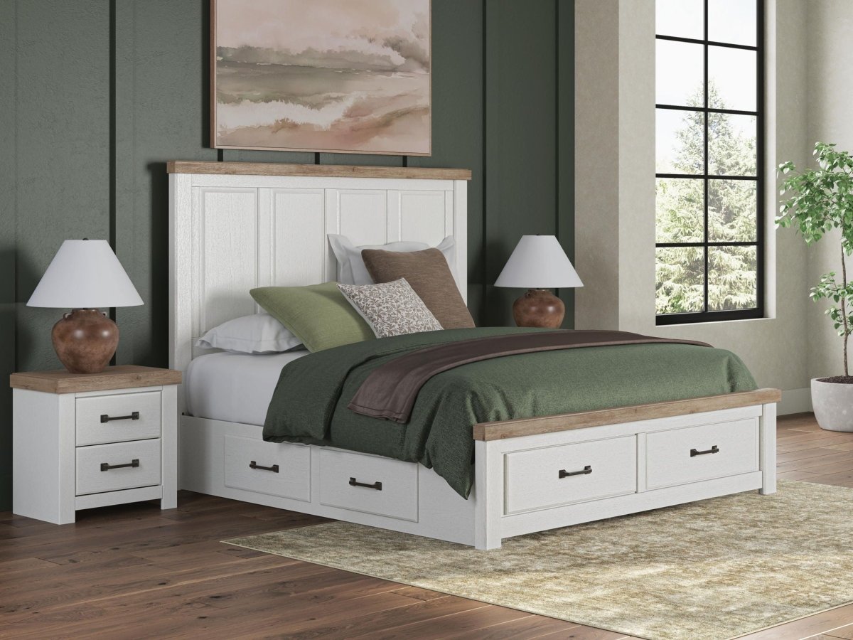 Savonport - Panel Storage Bed Storage Beds by Signature Design by Ashley® - Walls Furniture & Mattress