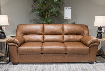 WillowBend - Caramel - Sofa Stationary Sofas by Signature Design by Ashley® - Walls Furniture & Mattress