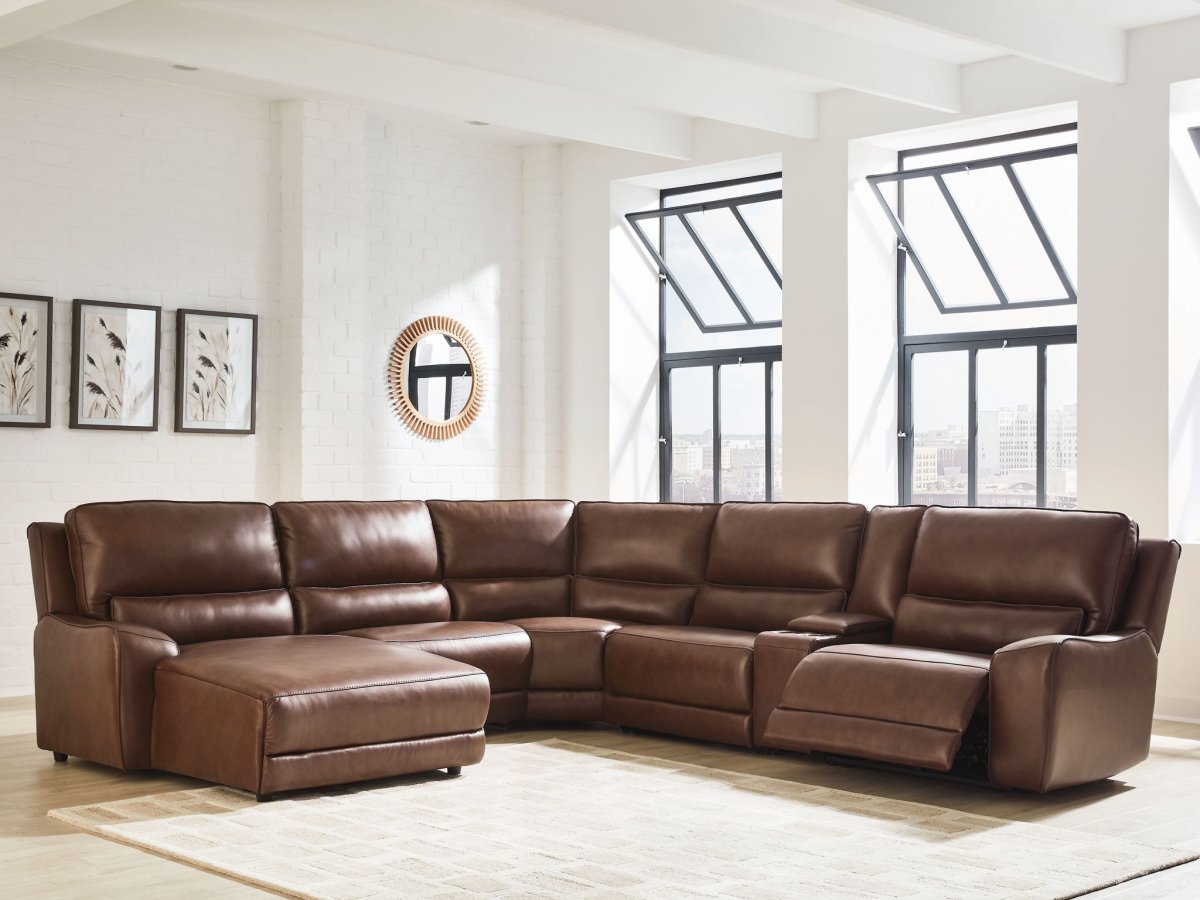 DeepWakes - Power Reclining Sectional Reclining Sectionals by Signature Design by Ashley® - Walls Furniture & Mattress