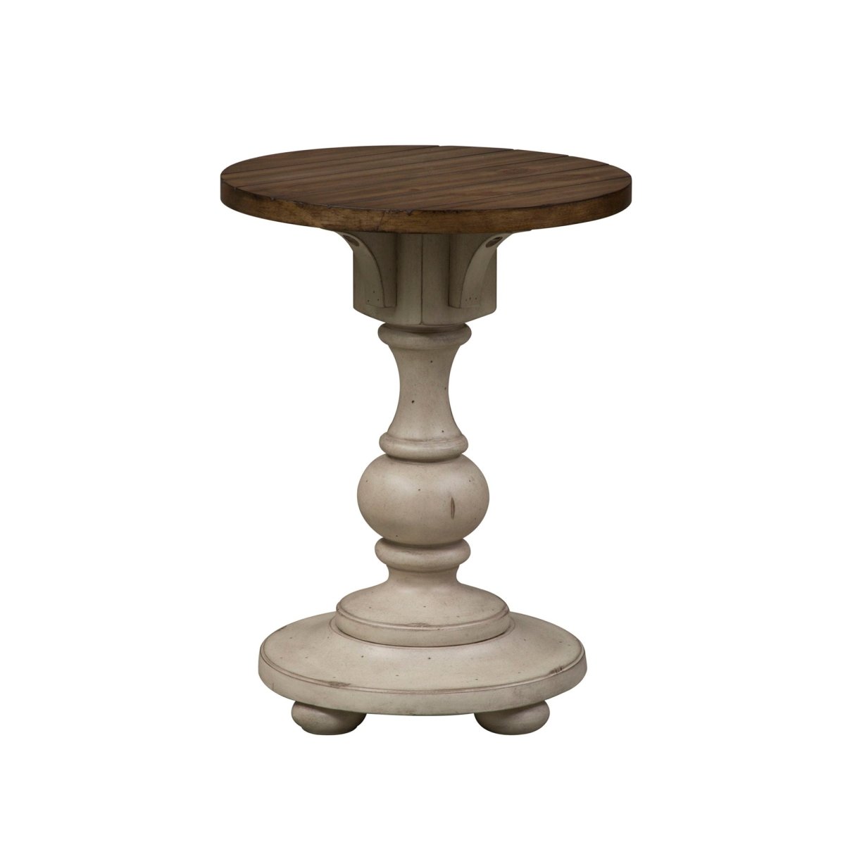 Morgan Creek - Chair Side Table - White Chair Side Tables by Liberty Furniture - Walls Furniture & Mattress