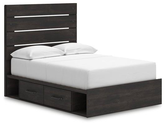 Hollivern - Panel Bed With Storage Storage Beds by Signature Design by Ashley® - Walls Furniture & Mattress