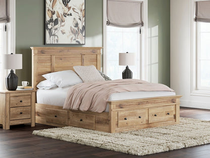 Makidern - Panel Storage Bed With 2 Under Bed Storage Units Storage Beds by Signature Design by Ashley® - Walls Furniture & Mattress
