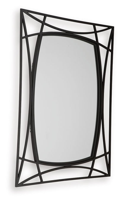 Freenville - Black - Accent Mirror Accent Mirrors by Signature Design by Ashley® - Walls Furniture & Mattress