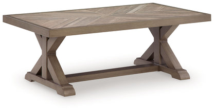 Laguna Heights - Rectangular Cocktail Table - Beige