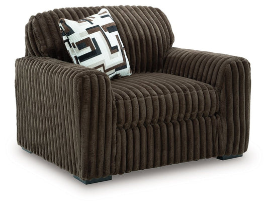 Midnight - Madness - Chair And A Half Arm Chairs by Signature Design by Ashley® - Walls Furniture & Mattress