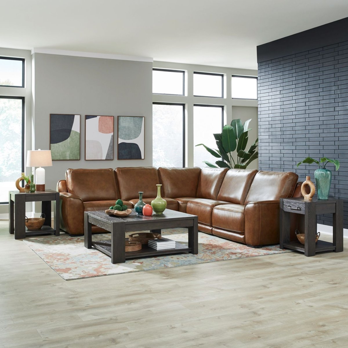 Blake - Living Room Sectional Reclining Sectionals by Liberty Furniture - Walls Furniture & Mattress