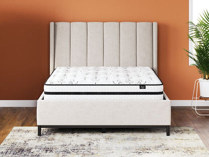 Chime 10 Inch Hybrid - White - 2 Pc. - Queen Mattress And Pillow Pillow Top Mattresses by Sierra Sleep® by Ashley - Walls Furniture & Mattress