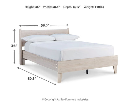 Socalle - Panel Platform Bed Platform Beds by Signature Design by Ashley® - Walls Furniture & Mattress