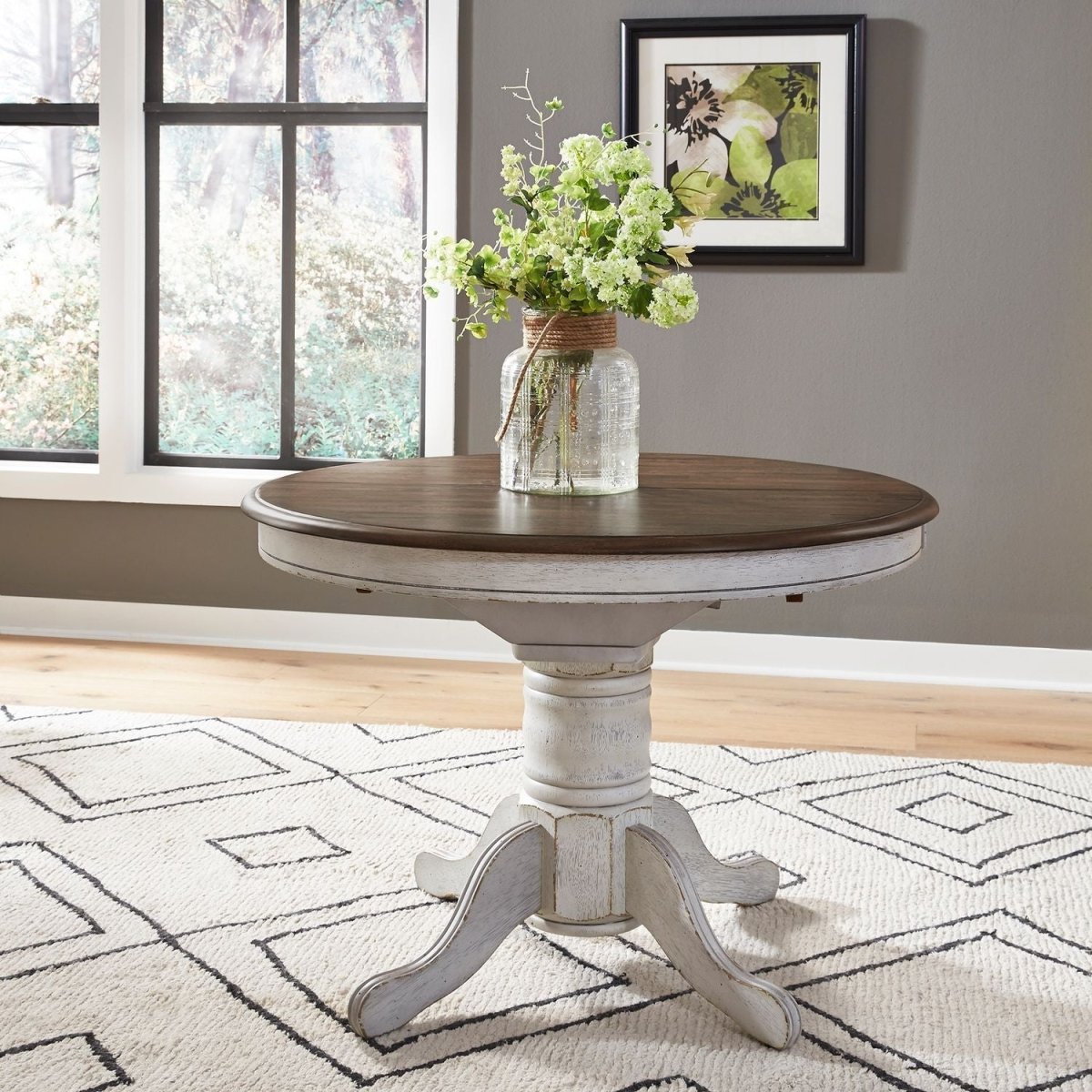 Carolina Crossing - Pedestal Table Dining Tables by Liberty Furniture - Walls Furniture & Mattress