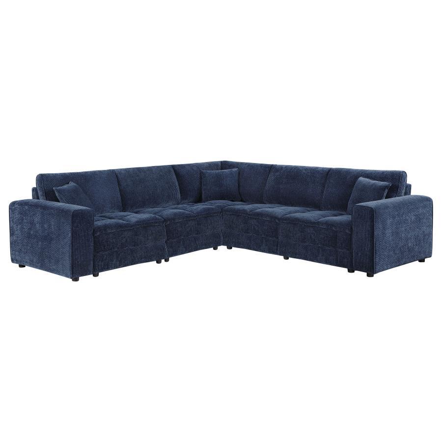 Atlantic - Upholstered Modular Sectional Sofa Stationary Sectionals by Coaster Fine Furniture - Walls Furniture & Mattress