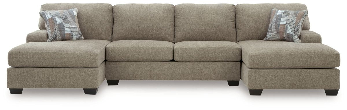 Newellen - Sectional Stationary Sectionals by Benchcraft® - Walls Furniture & Mattress