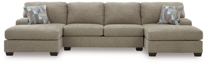 Newellen - Sectional Stationary Sectionals by Benchcraft® - Walls Furniture & Mattress