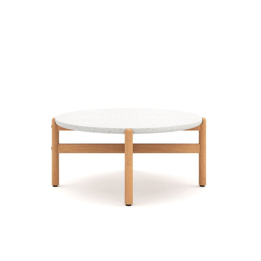 Solstice - Outdoor Coffee Table With Terrazo Top - White Coffee Tables by New Classic - Walls Furniture & Mattress