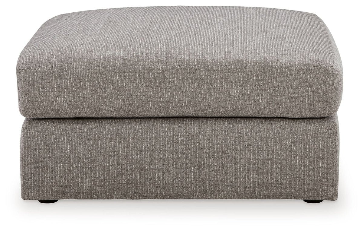 Lindon - Oversized Accent Ottoman - Smoke Accent Ottomans by Benchcraft® - Walls Furniture & Mattress