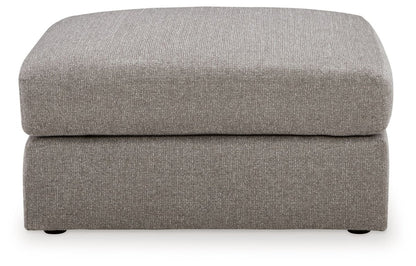 Lindon - Oversized Accent Ottoman - Smoke Accent Ottomans by Benchcraft® - Walls Furniture & Mattress
