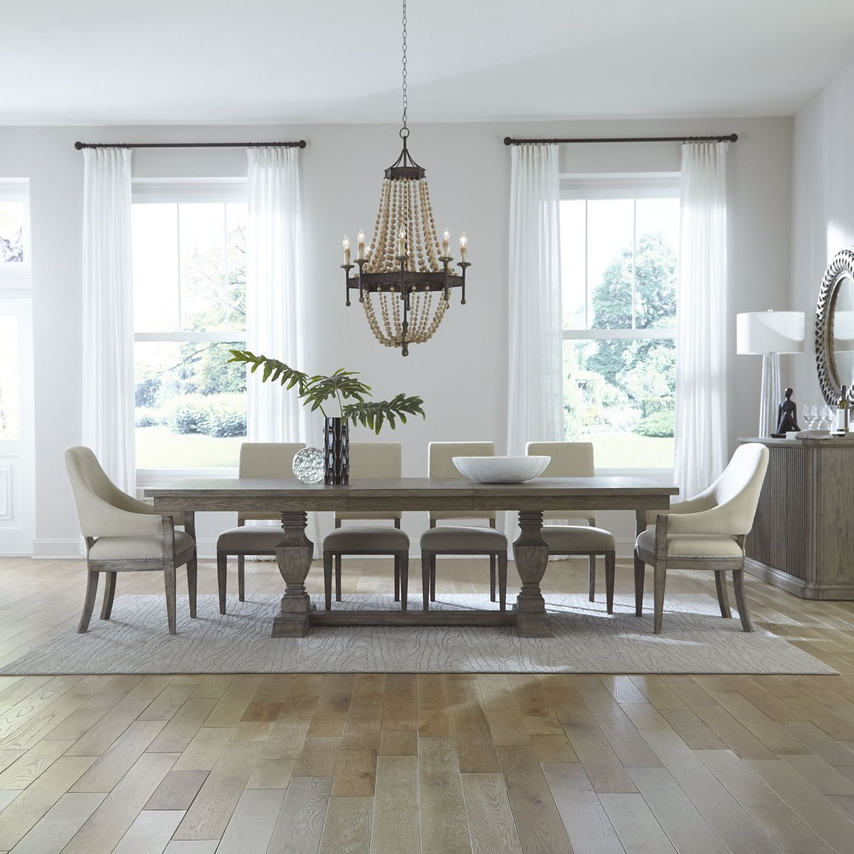 Westfield - Trestle Table Set 5 Piece Dining Room Sets by Liberty Furniture - Walls Furniture & Mattress