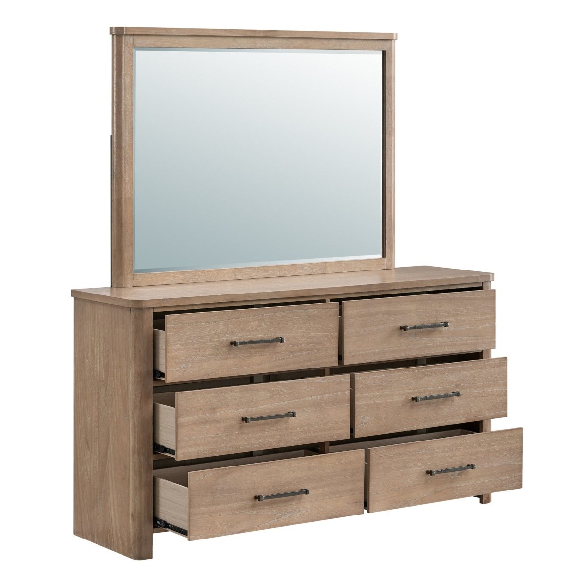 Anika - Mirror - Natural / Brown Mirrors by New Classic - Walls Furniture & Mattress