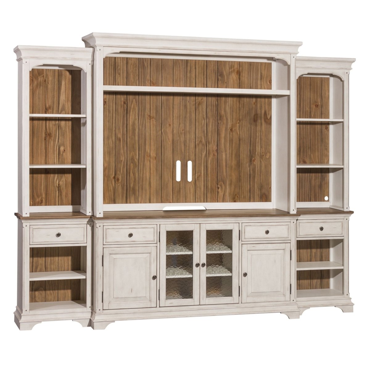 Morgan Creek - Entertainment Center Entertainment Centers by Liberty Furniture - Walls Furniture & Mattress