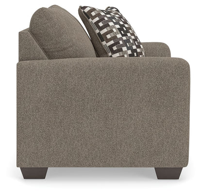 Triston - Peaks - Living Room Set Stationary Chair & Ottoman by Benchcraft® - Walls Furniture & Mattress